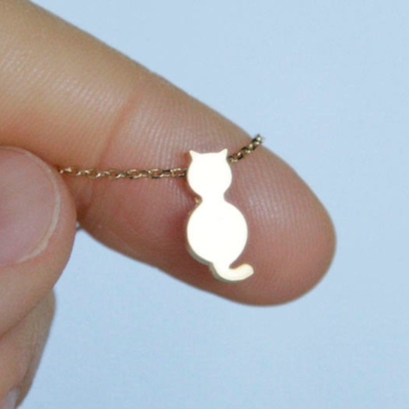Handmade Jewelry - Gold Cat Necklace/Bracelet/Anklet, Handmade 🌸